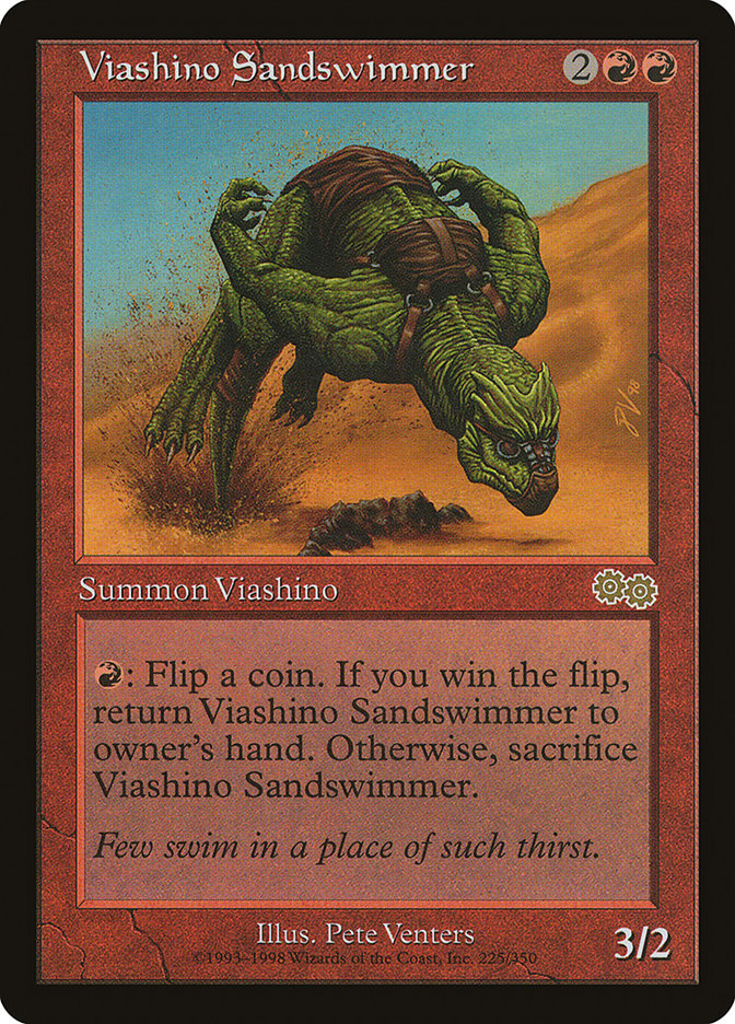 Viashino Sandswimmer 225 (Urza's Saga)  | Good Games Adelaide SA