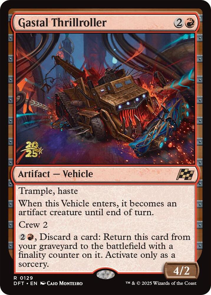Gastal Thrillroller 129 (Prerelease Cards)  - Foil | Good Games Adelaide SA