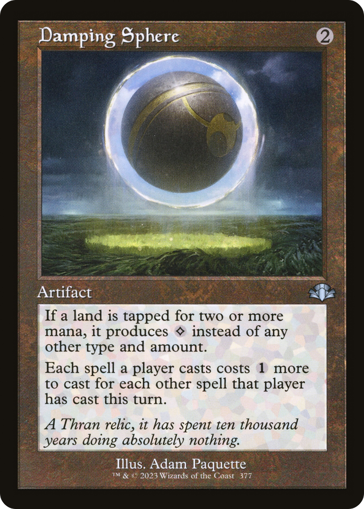 Damping Sphere (Retro) [Dominaria Remastered] | Good Games Adelaide SA