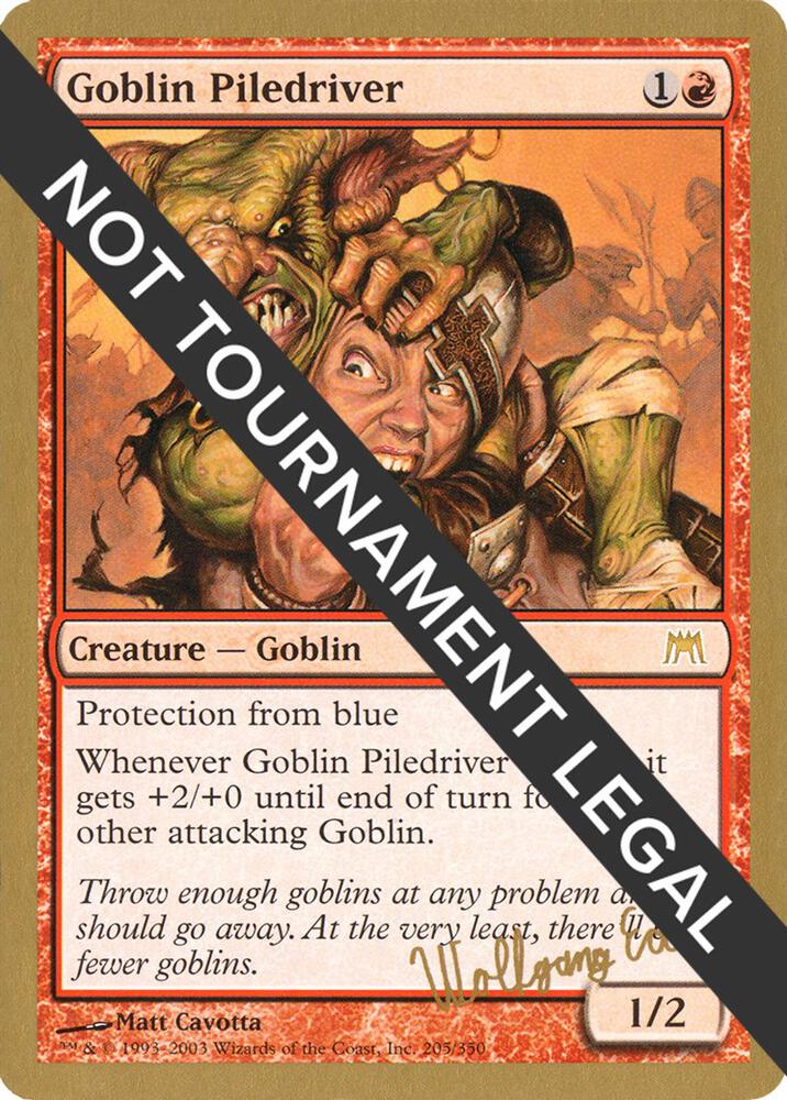 Goblin Piledriver 2003 Wolfgang Eder ONS we205/142 (World Championship Decks)  | Good Games Adelaide SA