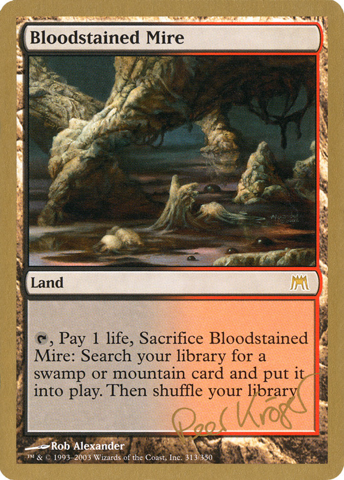 Bloodstained Mire (Peer Kroger) [World Championship Decks 2003] | Good Games Adelaide SA