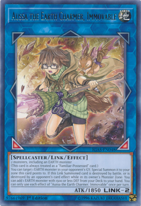 Aussa the Earth Charmer, Immovable [IGAS-EN048] Rare | Good Games Adelaide SA