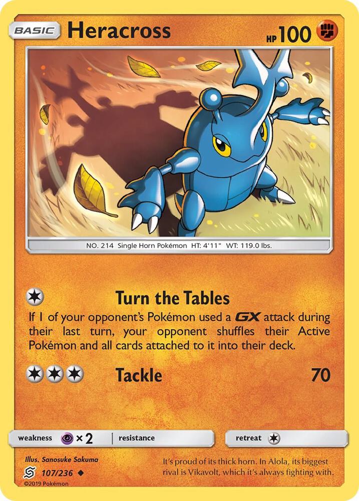 Heracross 107/236 (SM - Unified Minds)  | Good Games Adelaide SA