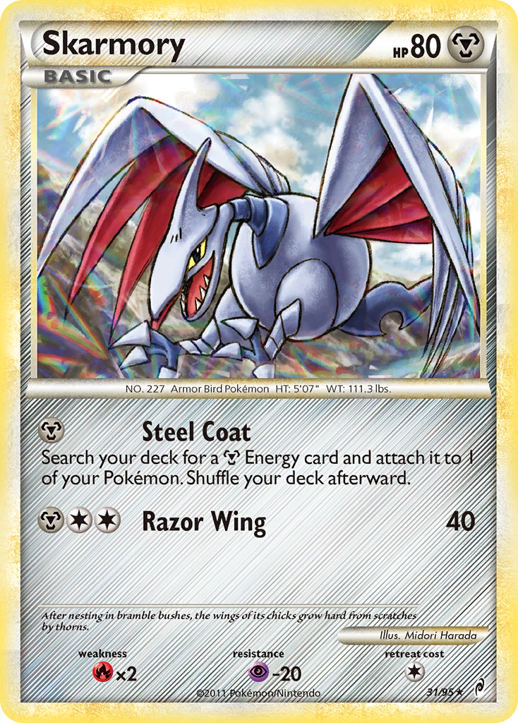 Skarmory (31/95) [HeartGold & SoulSilver: Call of Legends] | Good Games Adelaide SA