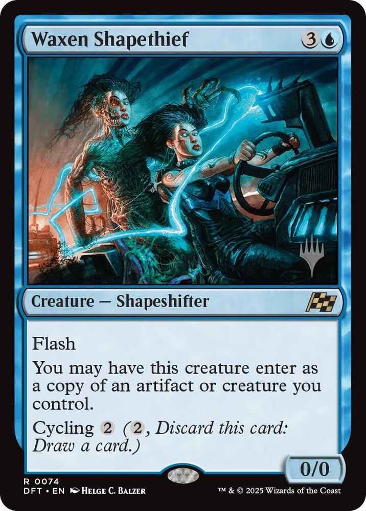 Waxen Shapethief 74 (Promo Pack: Aetherdrift)  - Foil | Good Games Adelaide SA