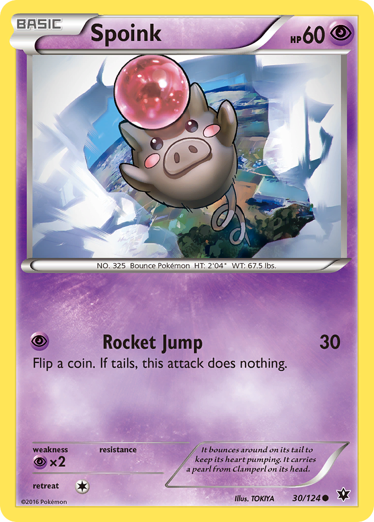 Spoink (30/124) [XY: Fates Collide] | Good Games Adelaide SA