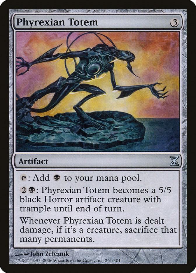 Phyrexian Totem 261 (Time Spiral)  - Foil | Good Games Adelaide SA