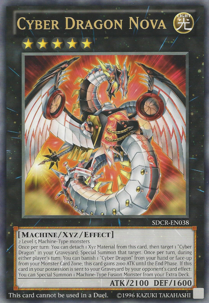 Cyber Dragon Nova (Oversized) (Machine Madness) [SDCR-EN038] Promo | Good Games Adelaide SA