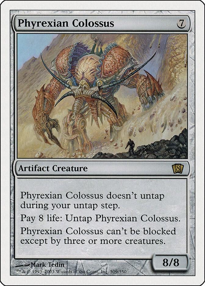 Phyrexian Colossus 309 (8th Edition)  - Foil | Good Games Adelaide SA