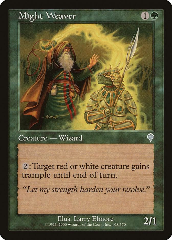 Might Weaver 198 (Invasion)  - Foil | Good Games Adelaide SA