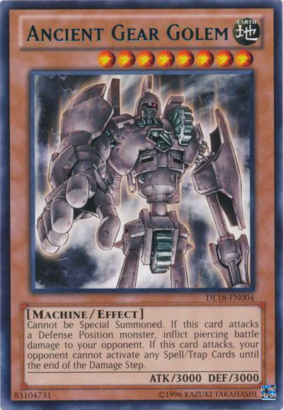 Ancient Gear Golem (Green) [DL18-EN004] Rare | Good Games Adelaide SA