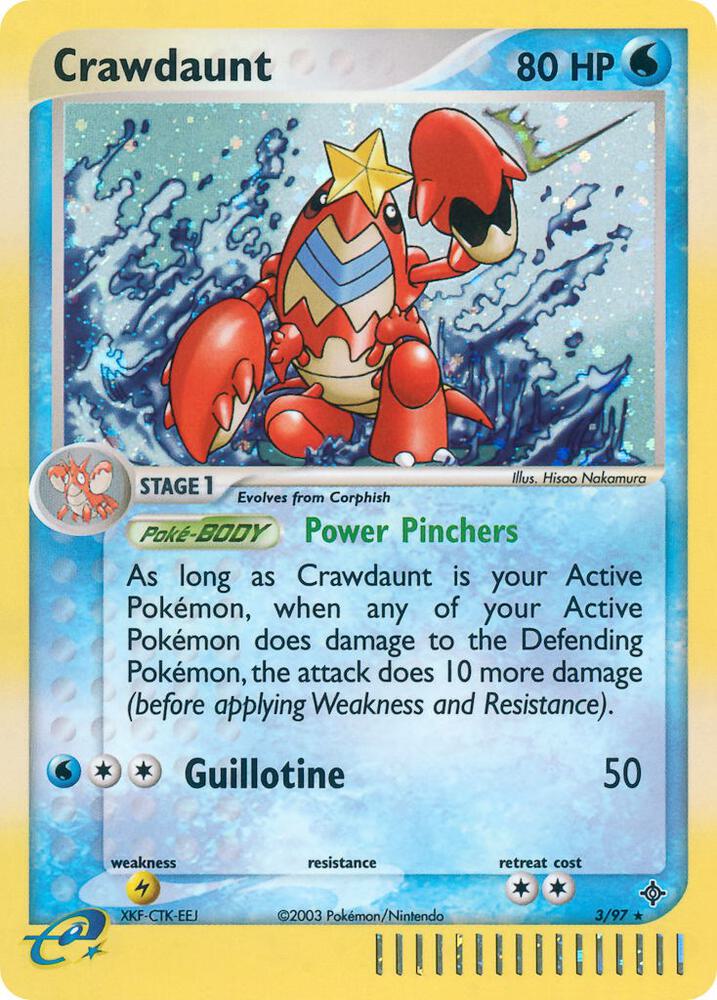 Crawdaunt  3/97 (Dragon)  - Holofoil | Good Games Adelaide SA