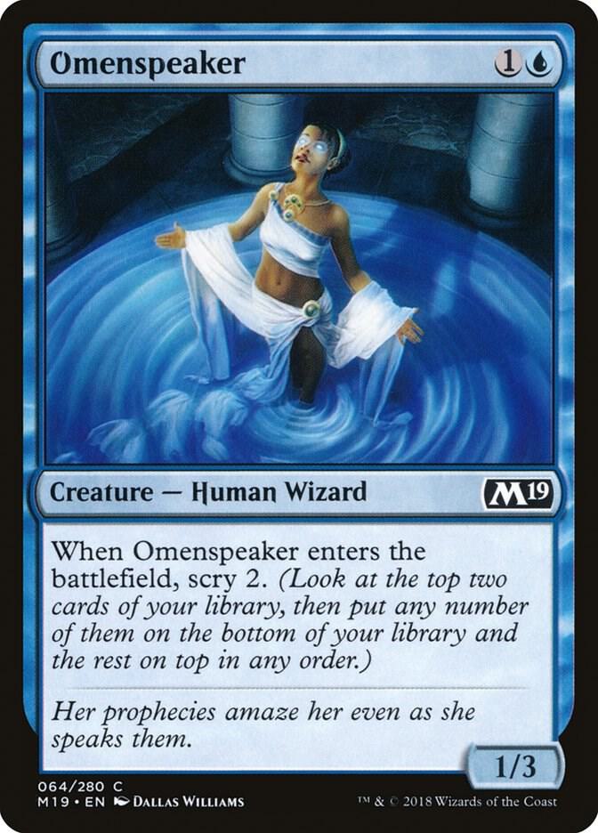 Omenspeaker 64 (Core Set 2019)  - Foil | Good Games Adelaide SA