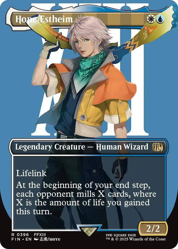 Hope Estheim 396/309 (FINAL FANTASY)  - Borderless Foil | Good Games Adelaide SA