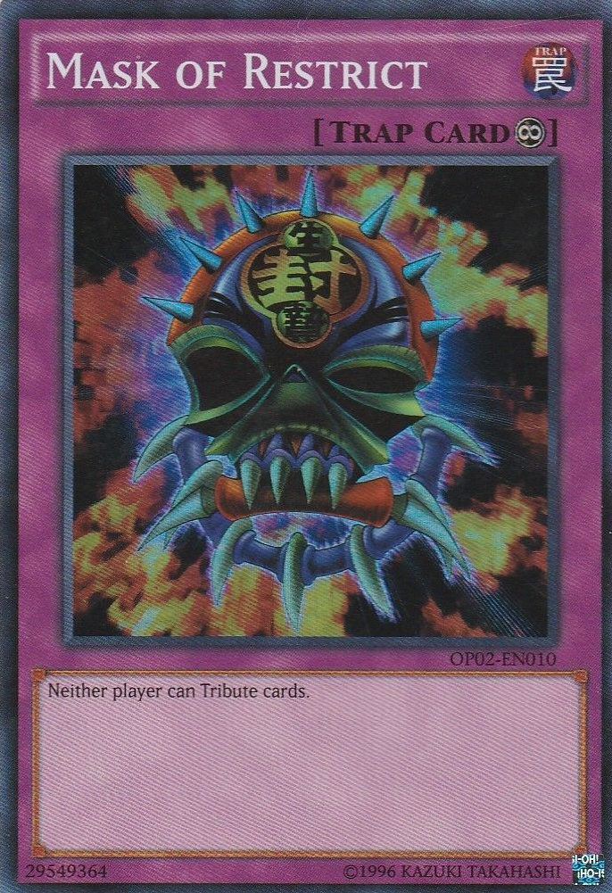 Mask of Restrict [OP02-EN010] Super Rare | Good Games Adelaide SA