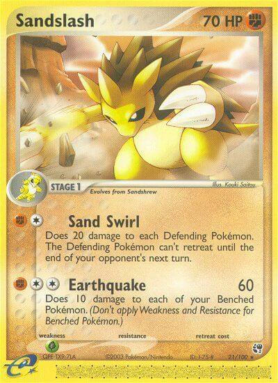Sandslash 21/100 (Sandstorm)  | Good Games Adelaide SA