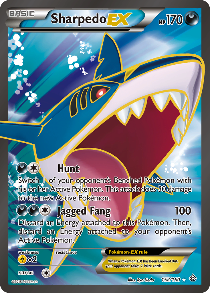 Sharpedo EX (152/160) [XY: Primal Clash] | Good Games Adelaide SA