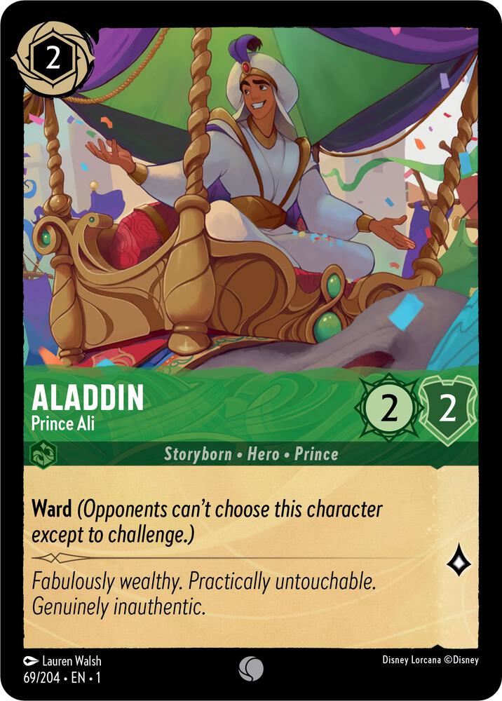 Aladdin Prince Ali 69/204 (The First Chapter)  | Good Games Adelaide SA