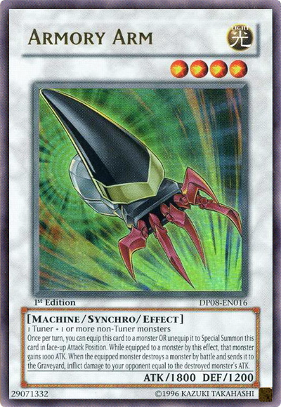 Armory Arm [DP08-EN016] Ultra Rare | Good Games Adelaide SA