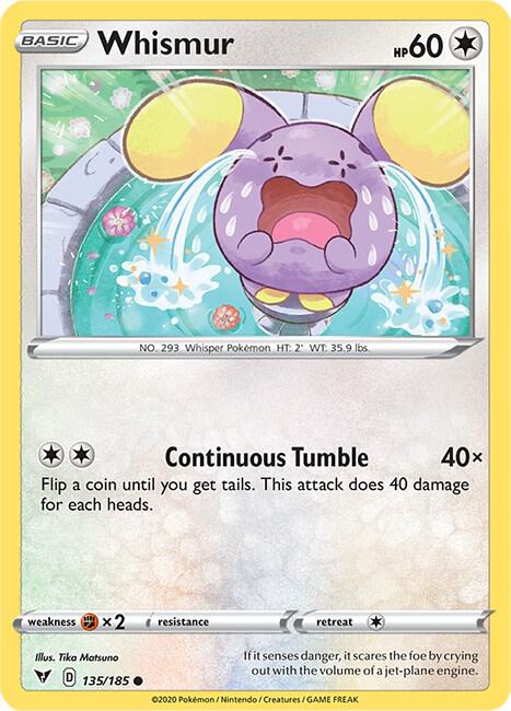 Whismur 135/185 (SWSH04: Vivid Voltage)  | Good Games Adelaide SA