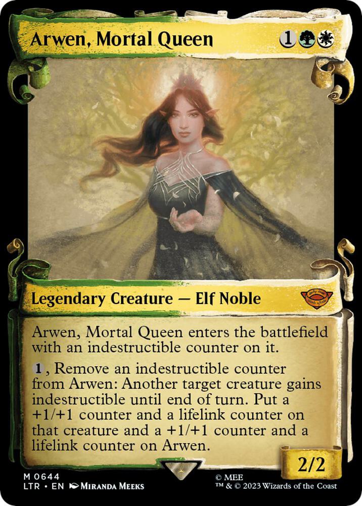 Arwen, Mortal Queen 644 (Universes Beyond: The Lord of the Rings: Tales of Middle-earth)  - Showcase Scroll | Good Games Adelaide SA