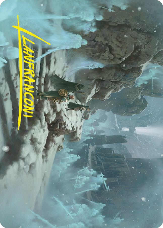 Ghost Quarter Art Card Gold Stamped Signature 78 (Art Series: Universes Beyond: The Lord of the Rings: Tales of Middle-earth)  | Good Games Adelaide SA