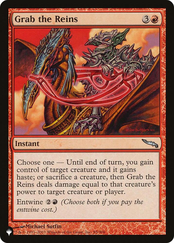 Grab the Reins 95/306 (The List Reprints)  | Good Games Adelaide SA