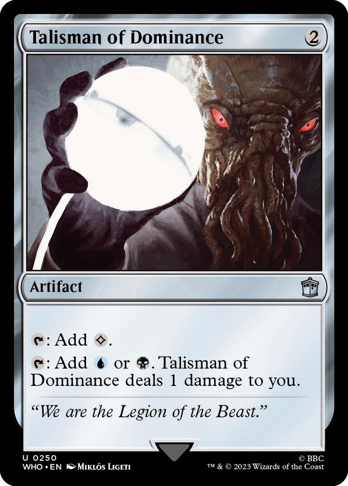 Talisman of Dominance 250 (Universes Beyond: Doctor Who)  | Good Games Adelaide SA
