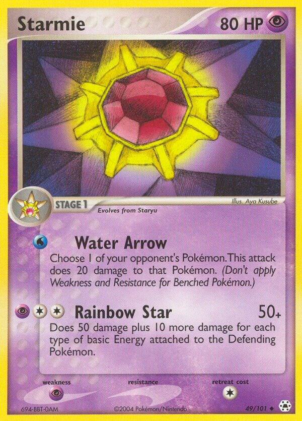 Starmie 49/101 (Hidden Legends)  - Reverse Holofoil | Good Games Adelaide SA