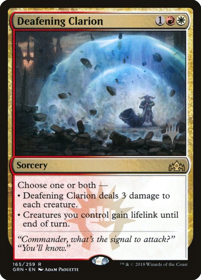 Deafening Clarion 165 (Promo Pack: Theros Beyond Death)  - Foil | Good Games Adelaide SA