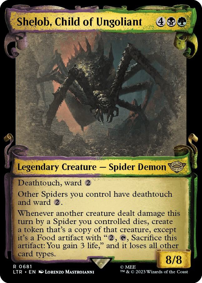 Shelob, Child of Ungoliant 681 (Universes Beyond: The Lord of the Rings: Tales of Middle-earth)  - Showcase Scroll | Good Games Adelaide SA