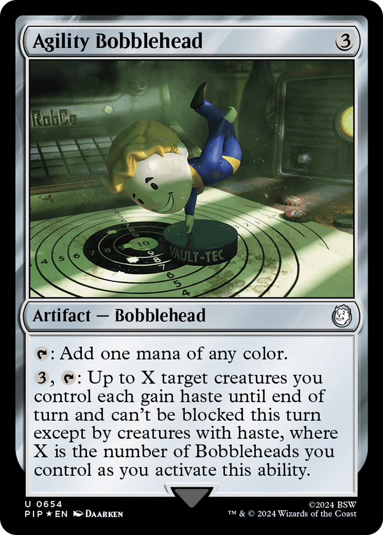 Agility Bobblehead (Surge Foil) [Fallout] | Good Games Adelaide SA
