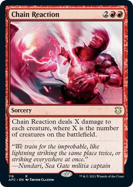 Chain Reaction 116 (Commander: Adventures in the Forgotten Realms)  | Good Games Adelaide SA