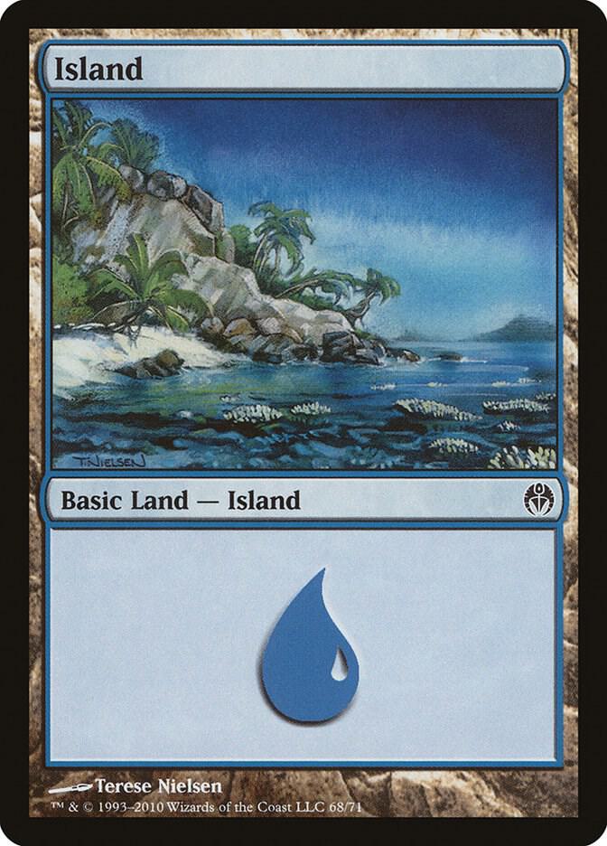 Island 68 68 (Duel Decks: Phyrexia vs. the Coalition)  | Good Games Adelaide SA