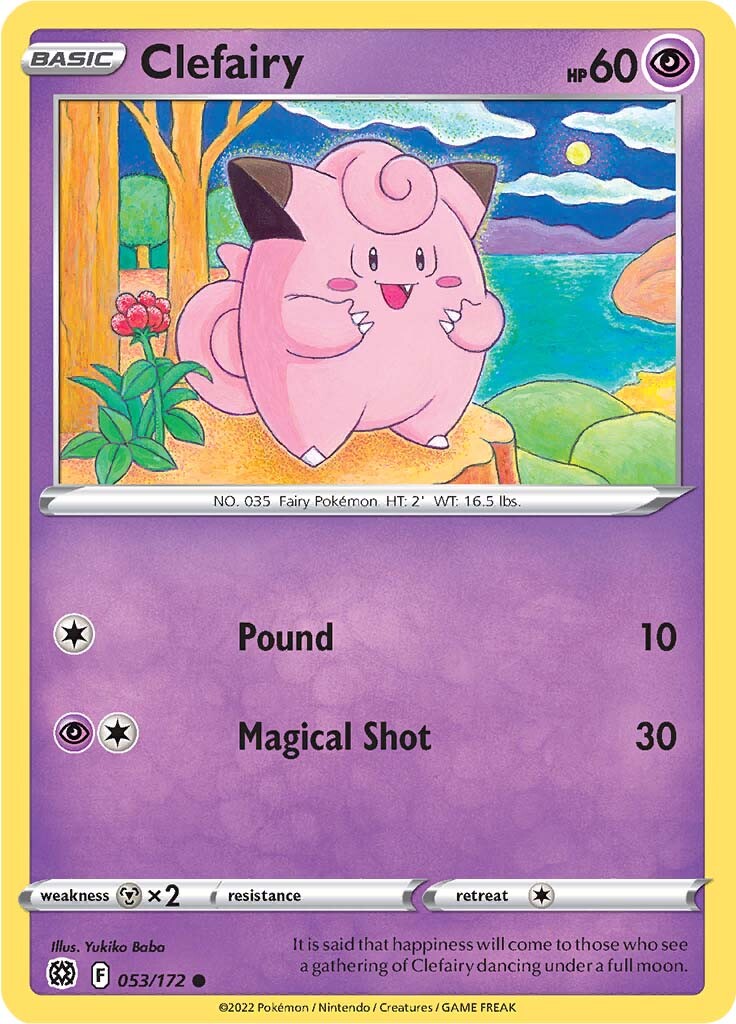 Clefairy (053/172) [Sword & Shield: Brilliant Stars] | Good Games Adelaide SA