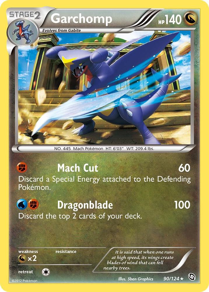 Garchomp 90/124 (Dragons Exalted)  - Holofoil | Good Games Adelaide SA