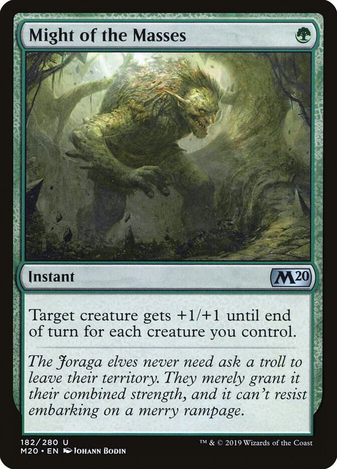Might of the Masses 182 (Core Set 2020)  | Good Games Adelaide SA
