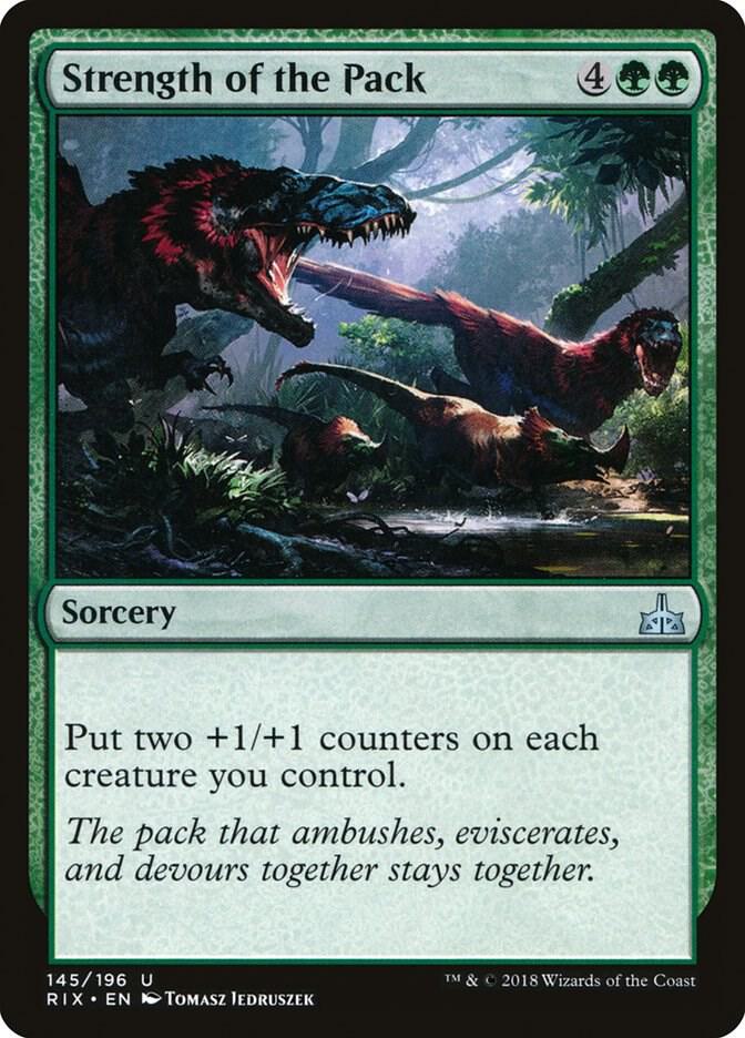 Strength of the Pack 145 (Rivals of Ixalan)  - Foil | Good Games Adelaide SA
