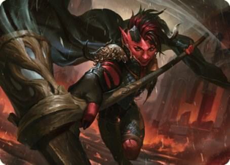 Karlach Fury of Avernus Art Card 34 81 34 (Art Series: Commander Legends: Battle for Baldur's Gate)  | Good Games Adelaide SA