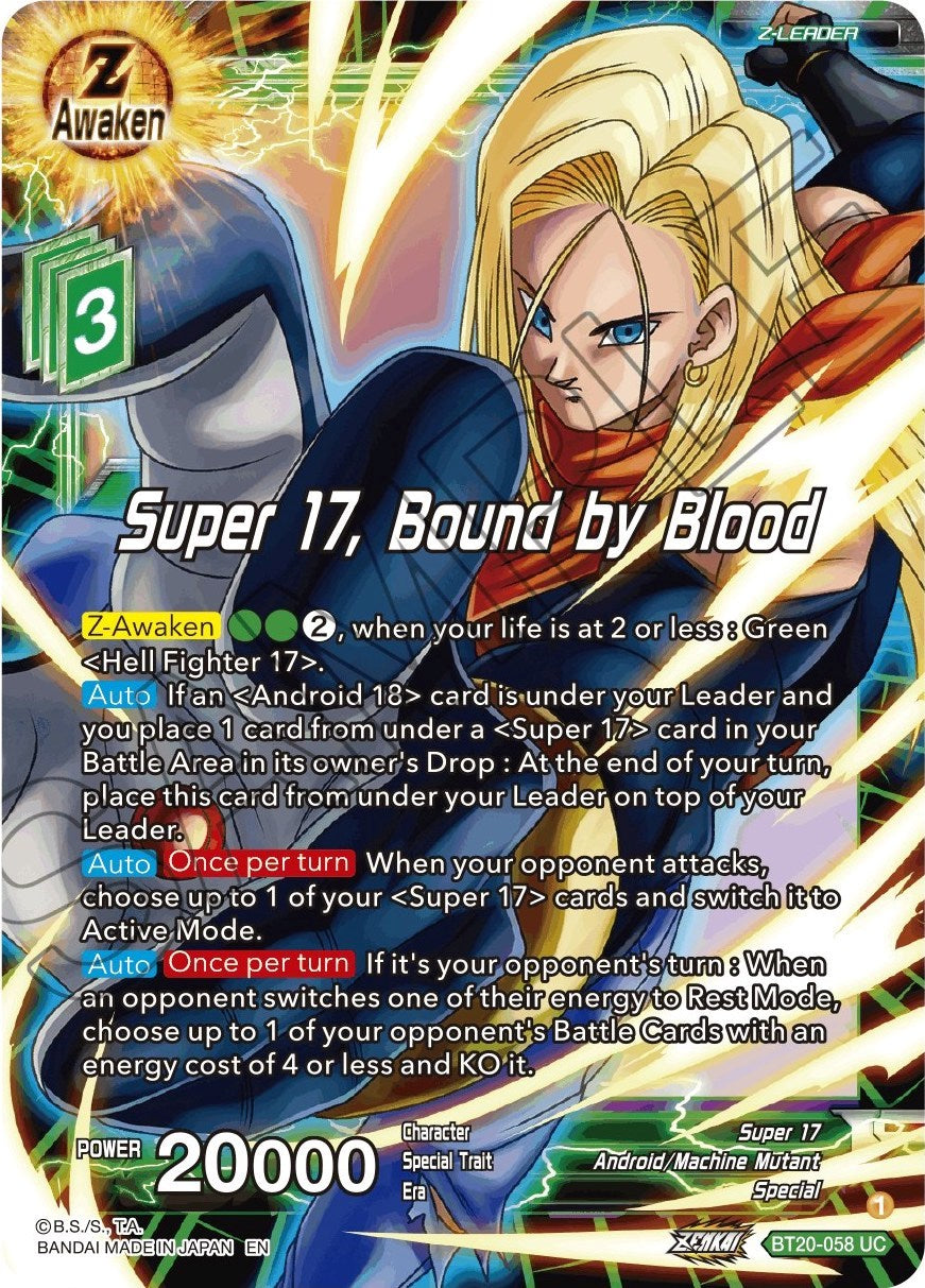 Super 17, Bound by Blood (BT20-058) [Power Absorbed] | Good Games Adelaide SA