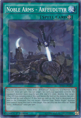 Noble Arms - Arfeudutyr [BP03-EN181] Shatterfoil Rare | Good Games Adelaide SA