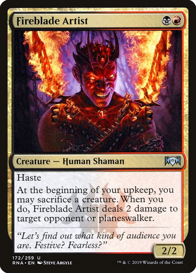 Fireblade Artist 172 (Ravnica Allegiance)  | Good Games Adelaide SA
