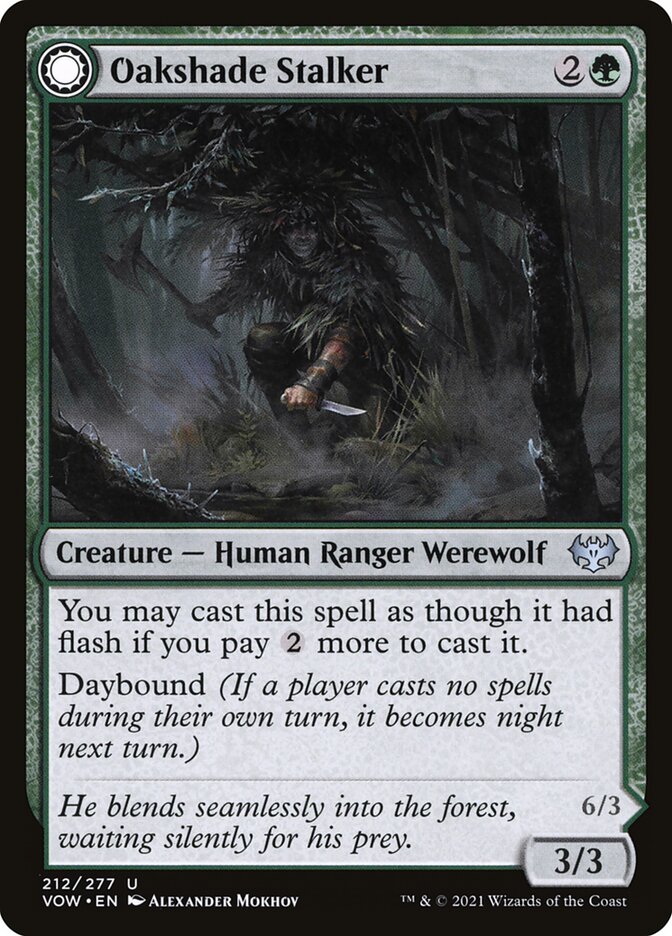 Oakshade Stalker // Moonlit Ambusher 212 (Innistrad: Crimson Vow)  | Good Games Adelaide SA