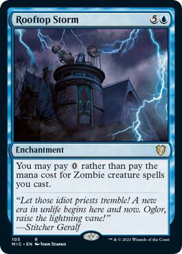 Rooftop Storm 103 (Commander: Innistrad: Midnight Hunt)  | Good Games Adelaide SA