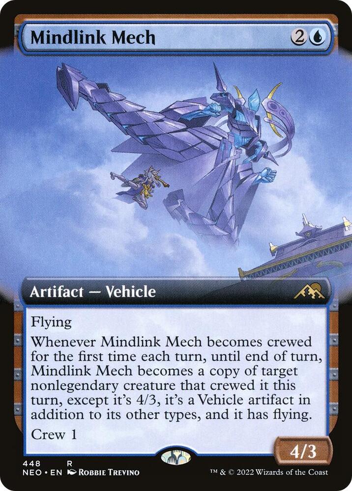 Mindlink Mech 448 (Kamigawa: Neon Dynasty)  - Extended Art Foil | Good Games Adelaide SA