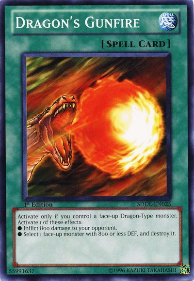 Dragon's Gunfire [SDDL-EN025] Common | Good Games Adelaide SA
