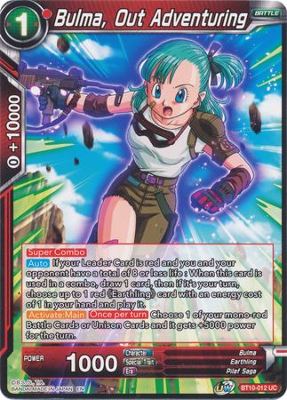 Bulma, Out Adventuring [BT10-012] | Good Games Adelaide SA