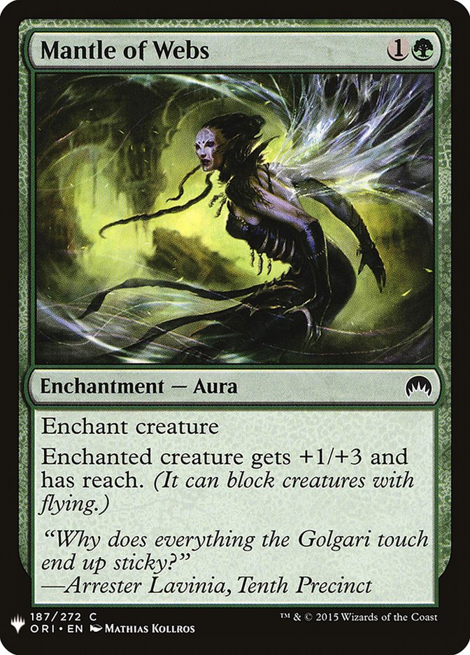 Mantle of Webs [Mystery Booster] | Good Games Adelaide SA