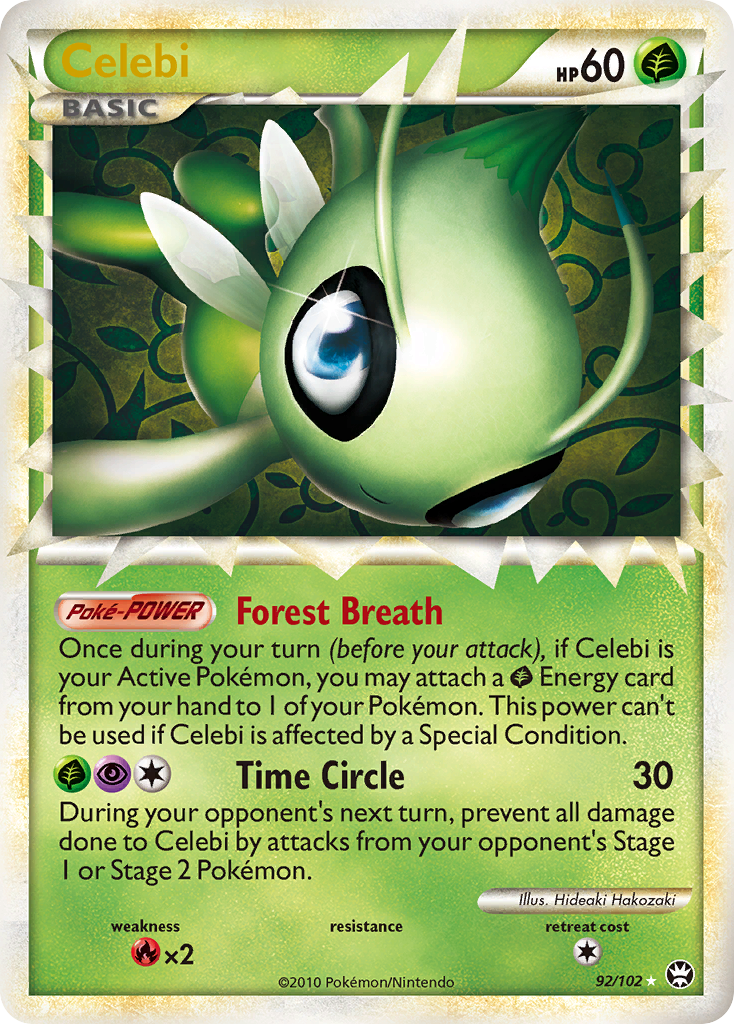 Celebi (92/102) [HeartGold & SoulSilver: Triumphant] | Good Games Adelaide SA