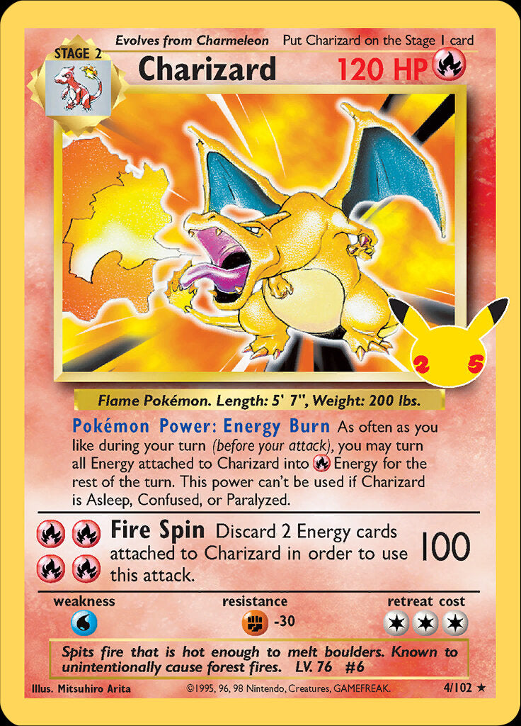 Charizard (4/102) [Celebrations: 25th Anniversary - Classic Collection] | Good Games Adelaide SA